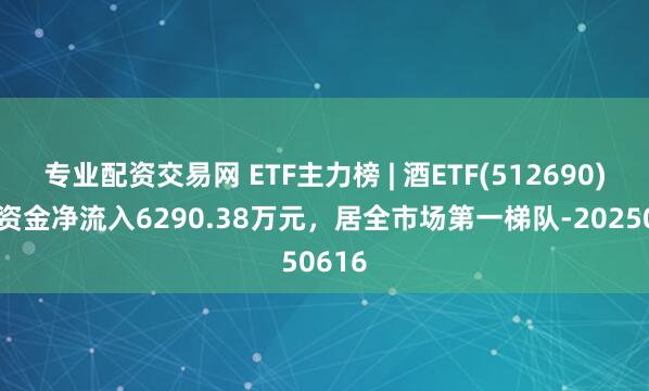 专业配资交易网 ETF主力榜 | 酒ETF(512690)主力资金净流入6290.38万元，居全市场第一梯队-20250616